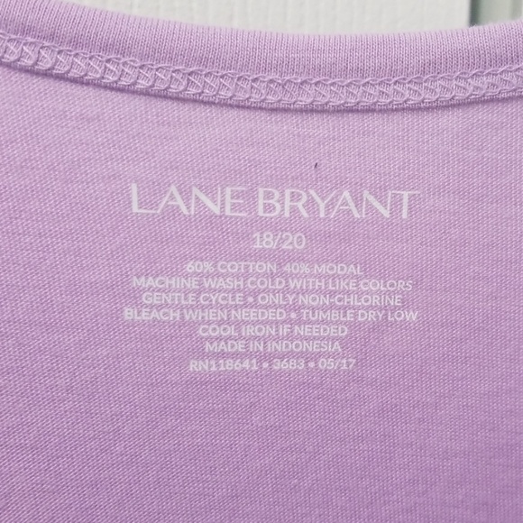 Purple cold shoulder top - Picture 2 of 2